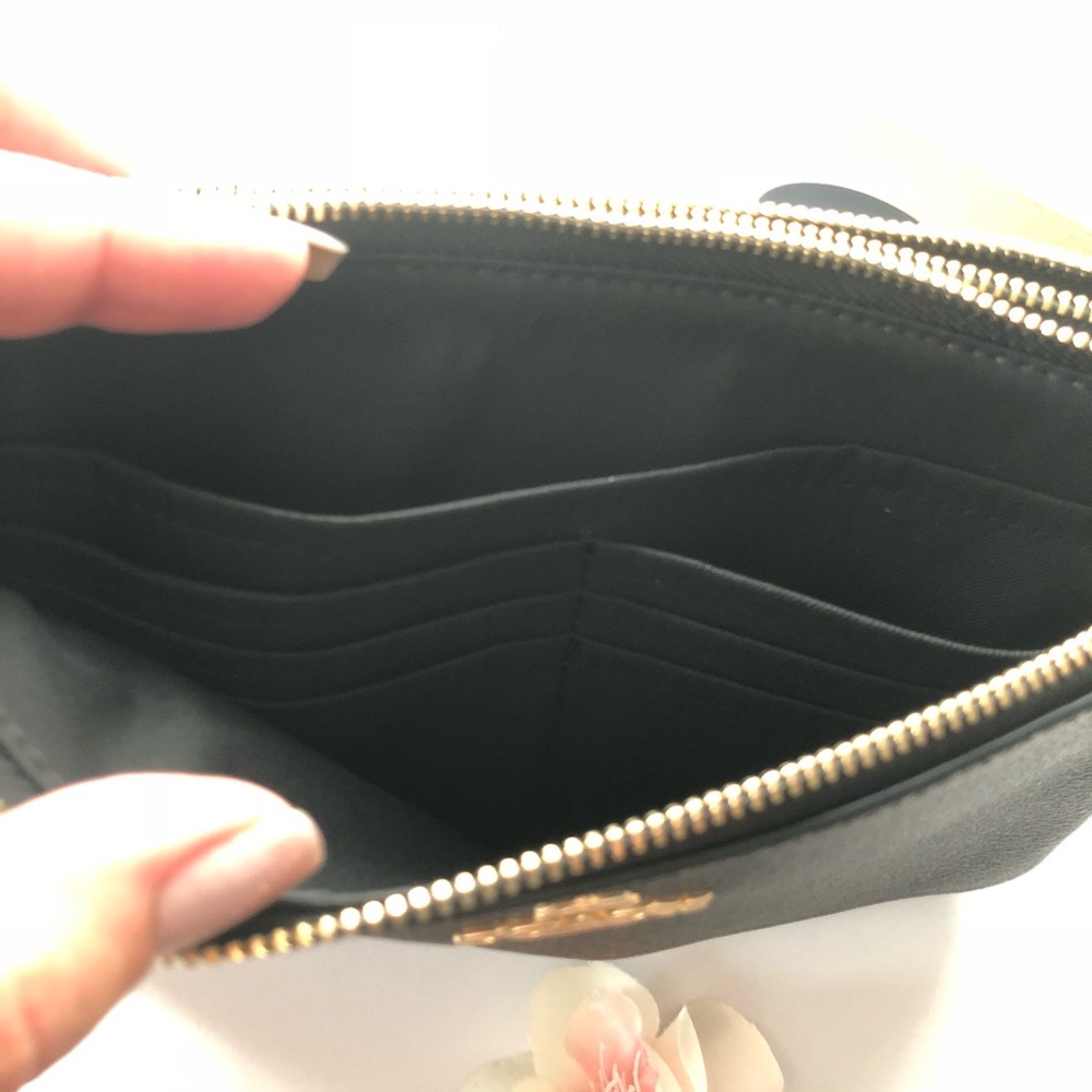 Coach Signature Double Zip Clutch | Wristlet - Picture 7 of 8